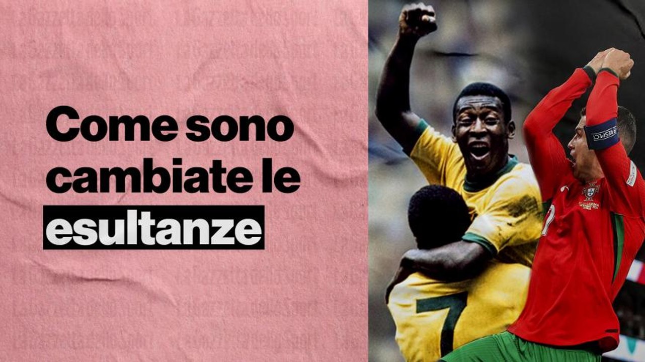 Esultanze dei calciatori: come sono cambiate, da Pelé a Cristiano Ronaldo