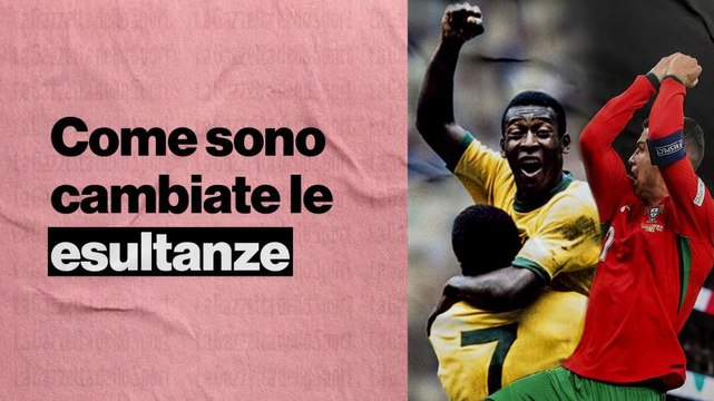 Esultanze dei calciatori: come sono cambiate, da Pelé a Cristiano Ronaldo