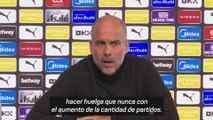 Guardiola, sobre la huelga: 