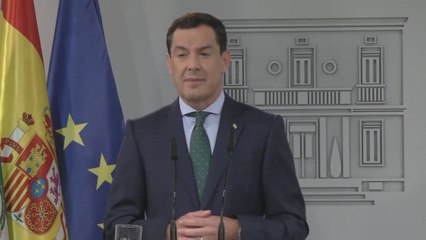 Juanma Moreno, presidente de Andalucía: "Quiero lo mejor para Cataluña. Yo mismo he nacido en Barcelona".