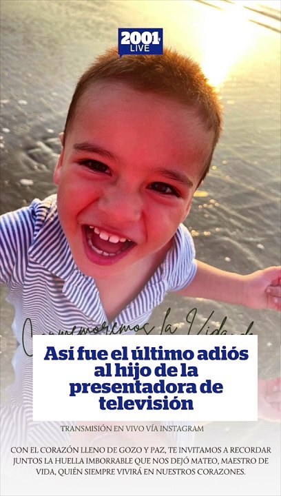 Hermosa despedida a Mateo