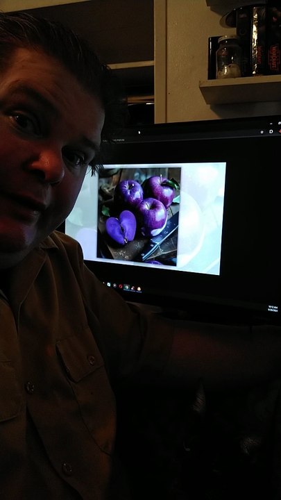 Is this a Real Photo of Purple Apples