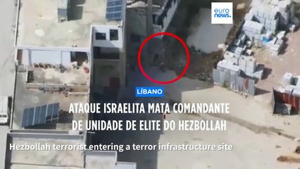 Ataque israelita a Beirute faz 12 mortos, entre eles o líder de unidade de elite do Hezbollah