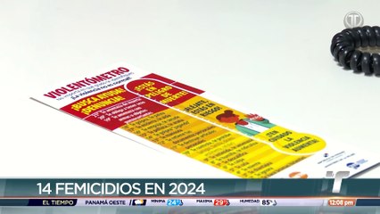 Panamá registra 14 femicidios en lo que va de 2024