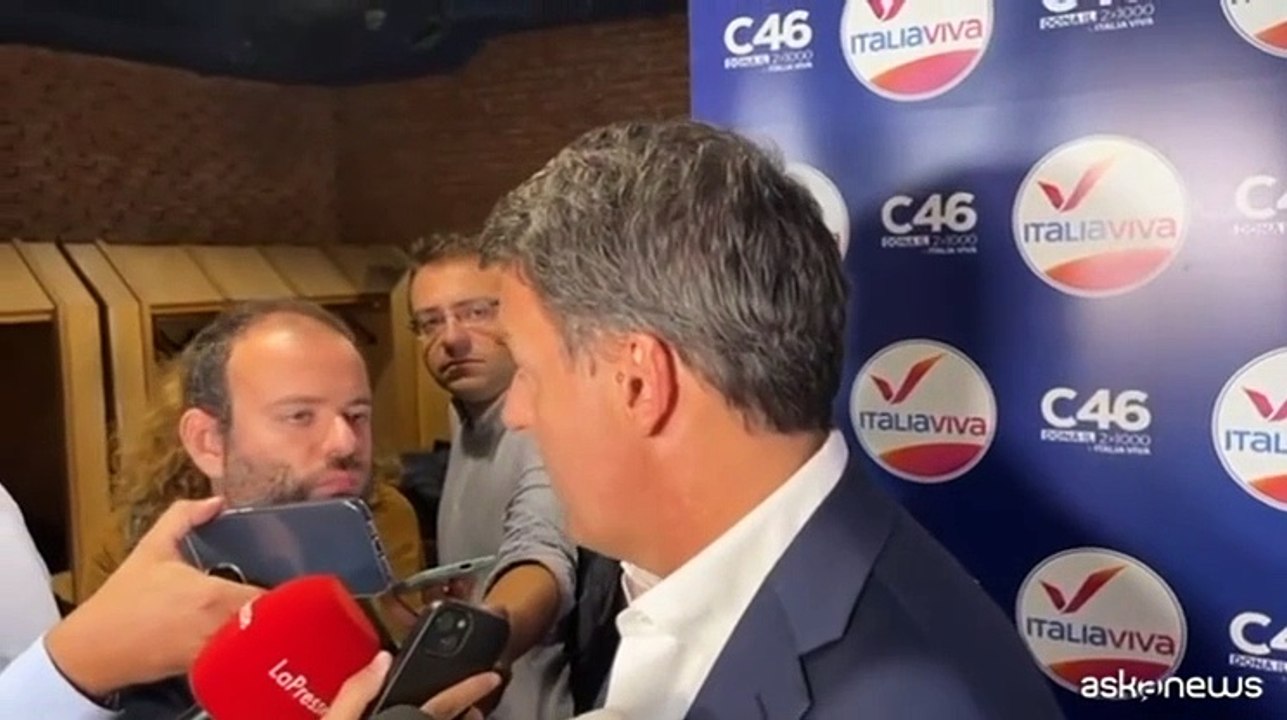 Renzi: "Un campo largo troppo a sinistra fa perdere voti"