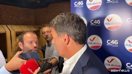 Renzi: "Un campo largo troppo a sinistra fa perdere voti"