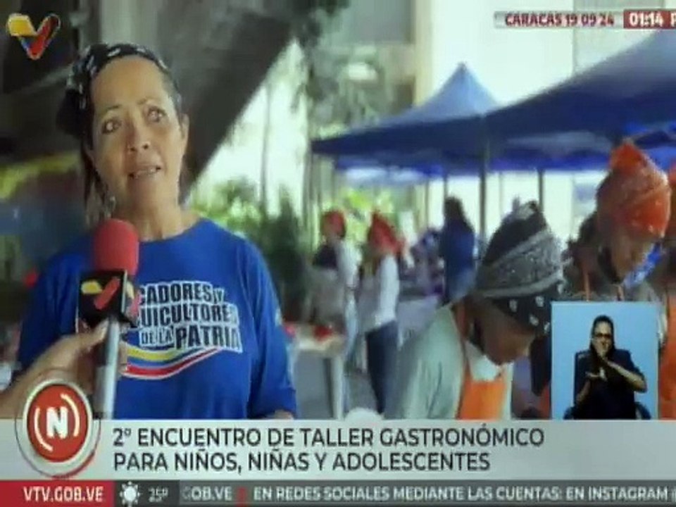 Caracas | Niños, niñas y adolescentes participan en el 2do encuentro de talleres gastronómicos