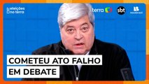 Datena comete ato falho em debate: 'Há 26 anos venho defendendo canalhas que agridem as mulheres'