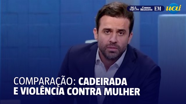 Marçal compara agressão de Datena a violência contra mulher