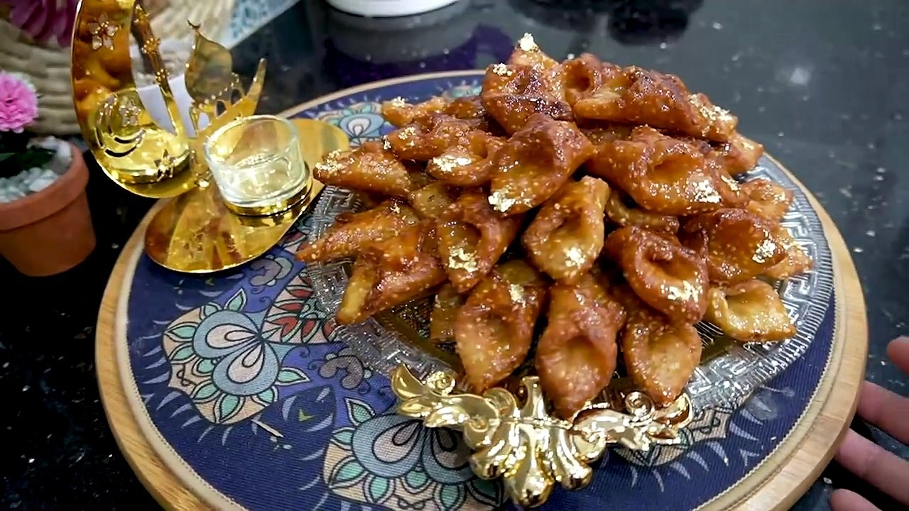 مطبخ ام وليد  حلوة البليغة او البابوش معسلة و ت...