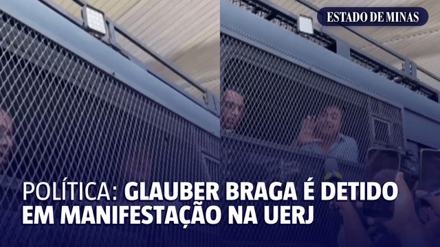 Política: Glauber Braga é detido em manifestação na UERJ