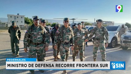 Ministro de defensa supervisa trabajos fronterizos | Primera Emisión SIN