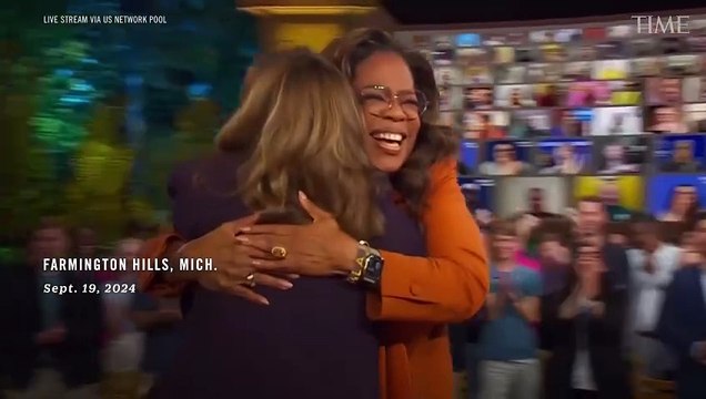 Vice President Kamala Harris Joins Oprah Live for Unite for America Event in Michigan