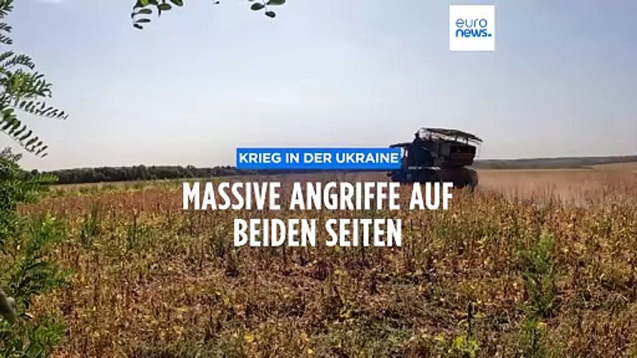 Krieg in der Ukraine: Massiver Schlagabtausch über Nacht