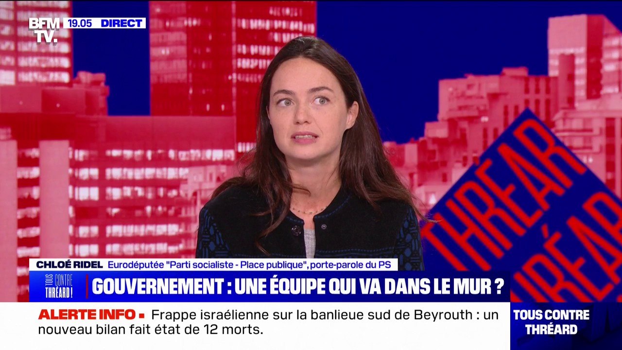 Gouvernement Barnier: "Un gouvernement qui ne change rien, qui perpétue la politique" d'Emmanuel Macron, affirme Chloé Ridel (PS)
