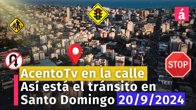 Av. 27 de Febrero tránsito pesado ahora 20/9/24 fluye a 9Km/h ESTE/OESTE. AcentoTv en las calles de Santo Domingo