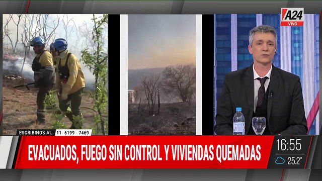 CÓRDOBA: ESTO ES INCONTROLABLE - Rubén, bombero