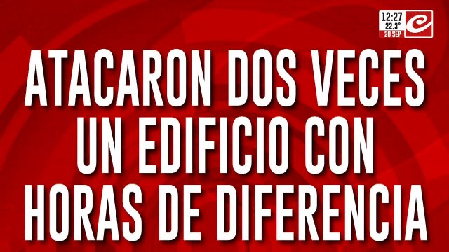 Volvieron los roba bronces : atacaron dos veces un edificio