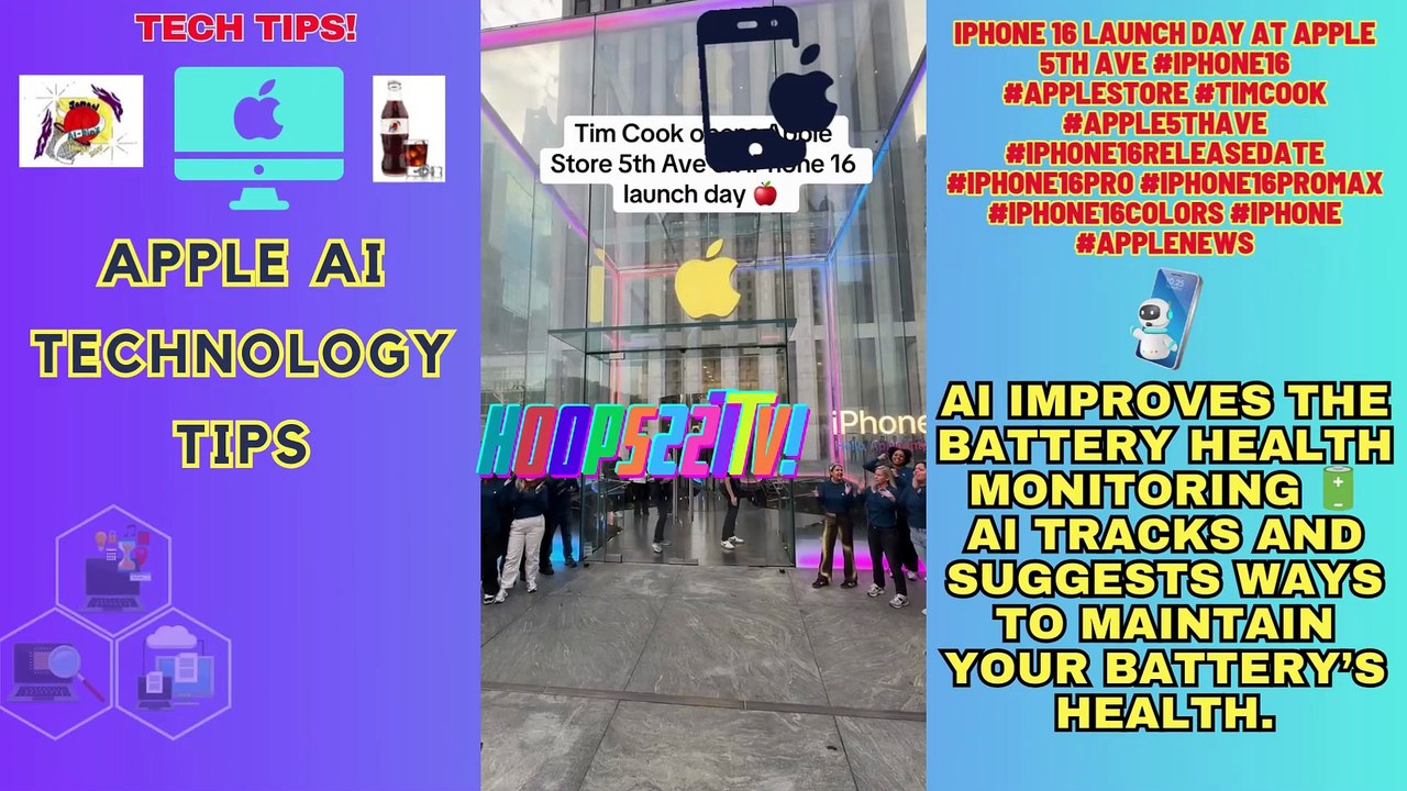 #TechTips iPhone 16 launch day at Apple 5th Ave #iphone16 #applestore  #viral #tiktok #Hoops227TV!