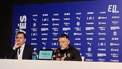 "El Alavés ha sido más intenso que nosotros"