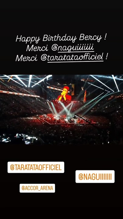 Emission spéciale "Taratata" pour les 40 ans de l'Accor Arena, tournage le 19 septembre 2024