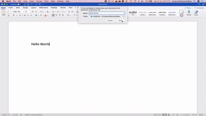 How to TURN ON or OFF Your AutoSave on Microsoft Word for Office 365 - Basic Tutorial | New