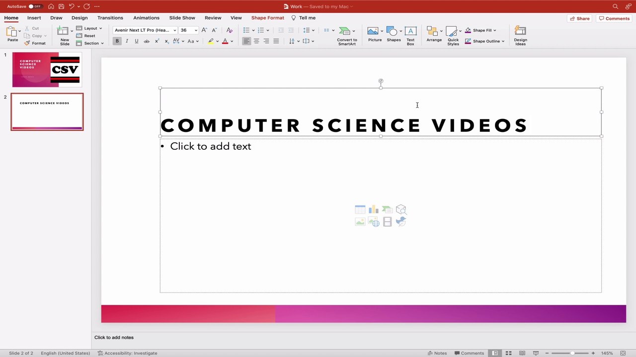 How to USE Microsoft PowerPoint On a Mac - Tutorial 7 - Adding Text to a New Slide - Basic Tutorial