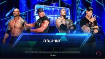 WWE 2K23 - Hollywood Hogan vs. The Rock vs. Batista vs. John Cena