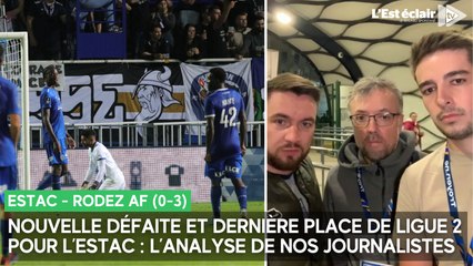 Nouvelle défaite et dernière place de Ligue 2 pour l'Estac : notre analyse du match contre Rodez (0-3)