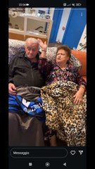 nonno sodisfatto per il risultato dell'Inter in champions