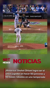 Shohei Ohtani logra ser el único jugador en hacer 50 jonrones y 50 bases robados en una temporada