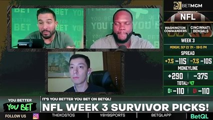 NFL Week 3 Survivor Picks!