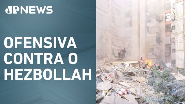 Israel realiza maior ataque ao Líbano desde o início da guerra no Oriente Médio