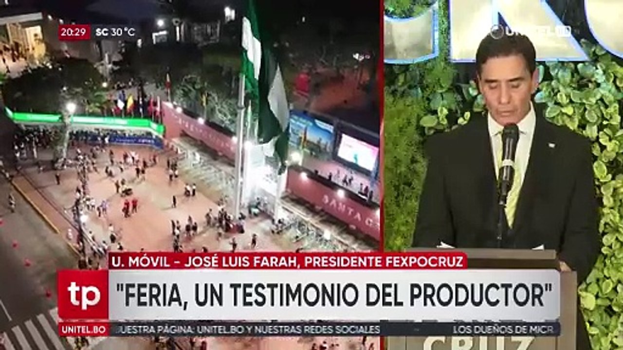 Expocruz 2024: “Santa Cruz y Bolivia no se rinden ante la crisis”, afirma el presidente de Santa Cruz