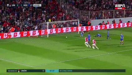 Tercer gol de Unión