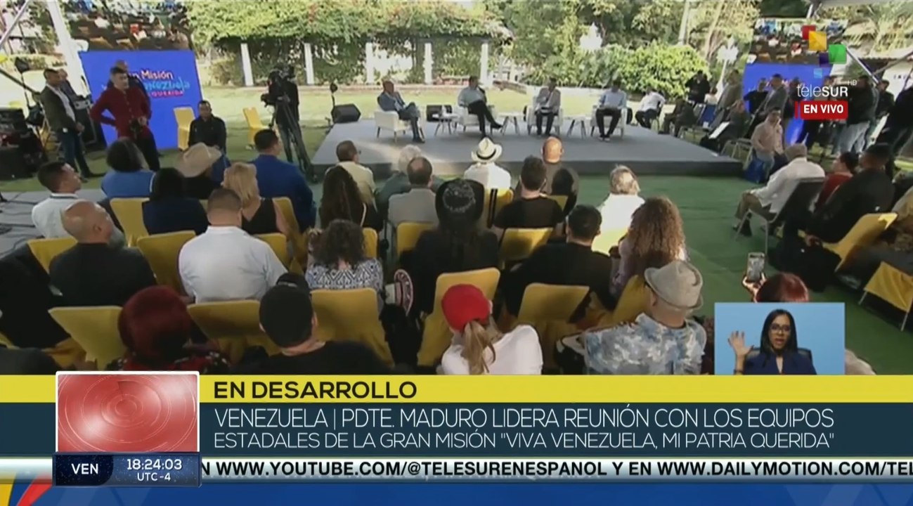 Pdte. de Venezuela lidera encuentro con equipos promotores estadales de la Gran Misión "Viva Venezuela, Mi Patria Querida"
