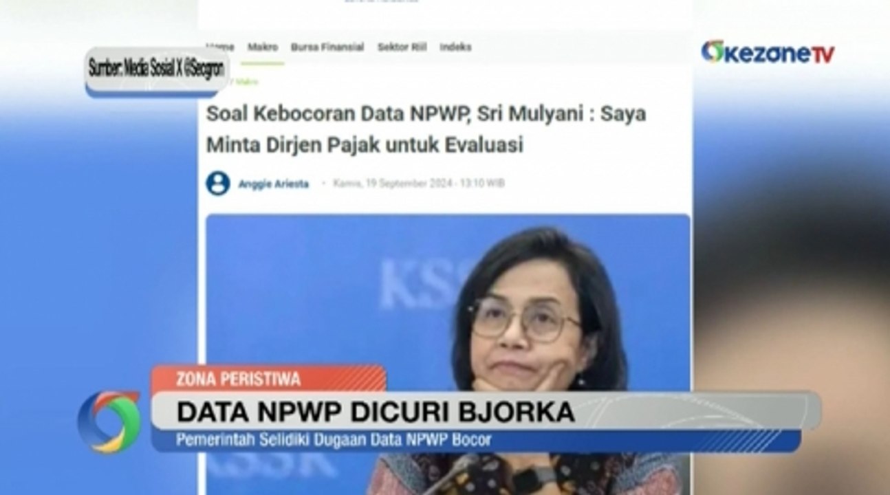 OKEZONE UPDATES: Viral Bjorka Bocorkan 6 Juta NPWP hingga Ranking FIFA Indonesia Melesat Empat Tingkat