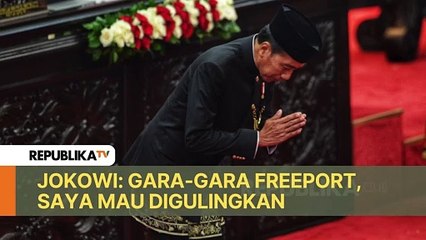 Jokowi: Gara-Gara Freeport Saya Mau Digulingkan