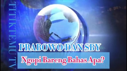 Prabowo dan SBY Ngopi Bareng di Kertanegara, Bahas Apa?