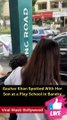 Gauhar Khan Spotted With Her Son at a Play School in Bandra Viral Masti Bollywood