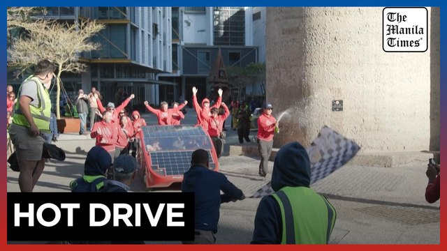 Solar-powered cars cross finish line in South Africa's 'most extreme' solar car race