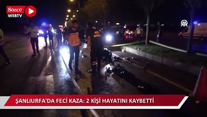 Şanlıurfa'da feci kaza: 2 kişi hayatını kaybetti