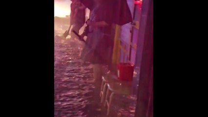 집중호우로 주민 6백여 명 대피...열차 지연 속출 / YTN