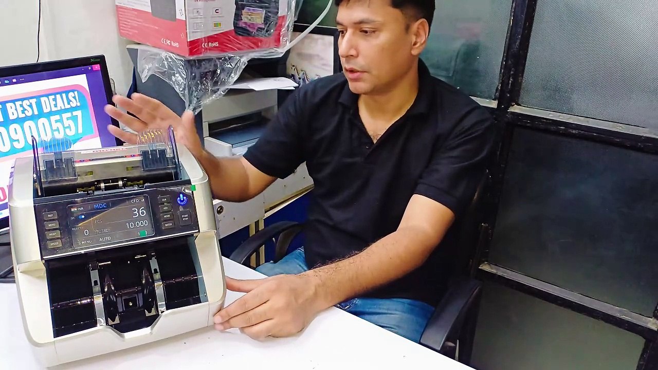 Best Cash Counting Machine for Currency Exchange Services | Mulit Currency Mix Note Counting Machine with 2 CIS Technology & Serial Number Recognition