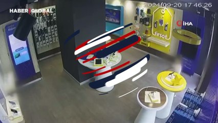 30 saniyede 160 bin liralık vurgun! O anlar kamerada