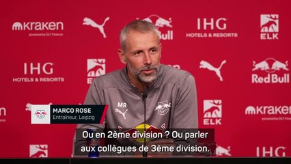 Leipzig - Rose : “Pas d’adversaire facile, mais nous devons prendre des points à St Pauli”