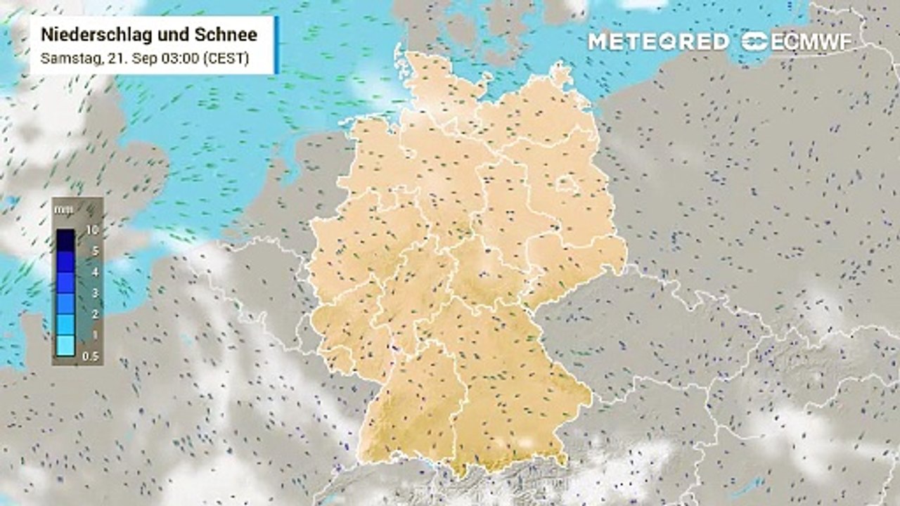 Wetterumschwung ab der nacht auf montag: regenschauer und wolken erreichen den westen deutschlands