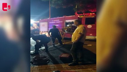 Kazada otobüste sıkışan sürücüyü itfaiye ekipleri kurtardı