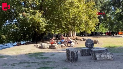 Su altındaki tarih, hayran bırakıyor