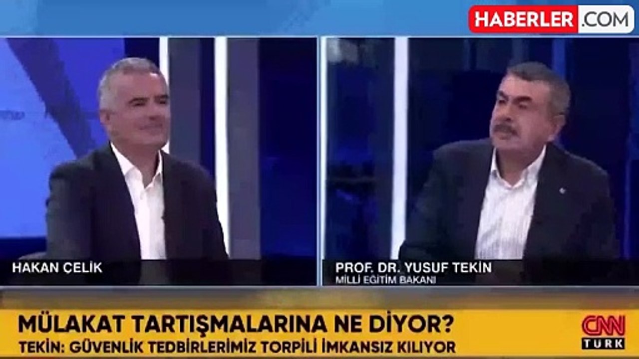 Mülakat sonuçları yarım saat içinde neden kaldırıldı? Bakan Tekin'den açıklama var